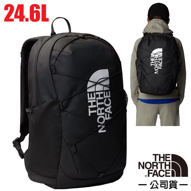 【The North Face】兒童/青少年 Youth Jester 減震透氣後背包24.6L/52VY-JK3 黑✿30E010